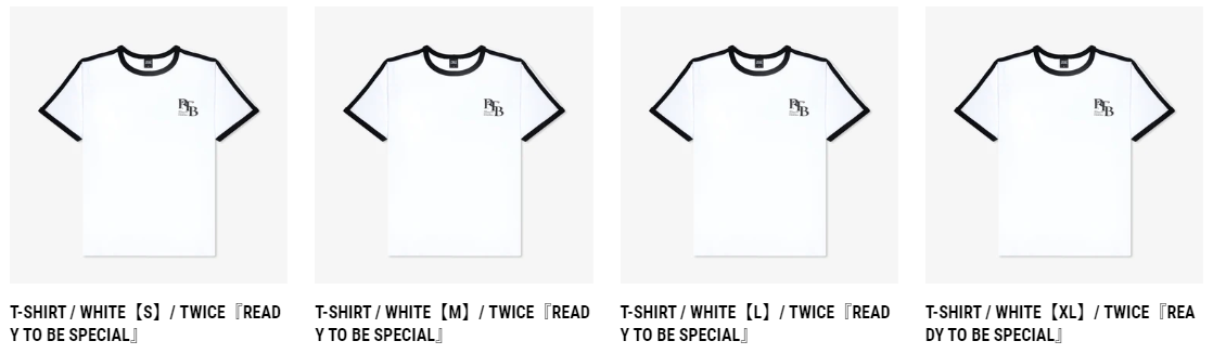 (ONE) T-SHIRT / S】/ TWICE『READY TO BE SPECIAL』