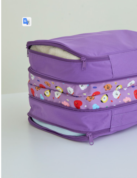 (ONE) BT21 - Basic Travel Pouch (M)