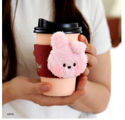 (SET) BT21 minini cup holder - Ku