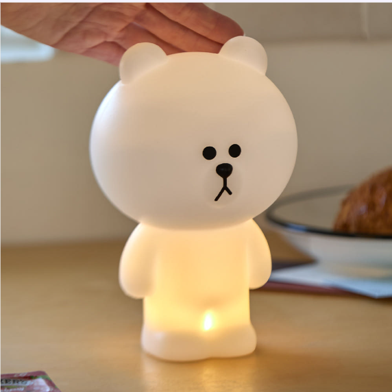 (ONE) LINE FRIENDS - BROWN X Mr Maria FRIENDS OF LIGHT (17.5cm)