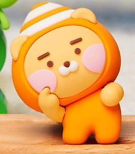 (ONE) KAKAOFRIENDS - Car Safety Figure_Ryan & ChunsikDepart today