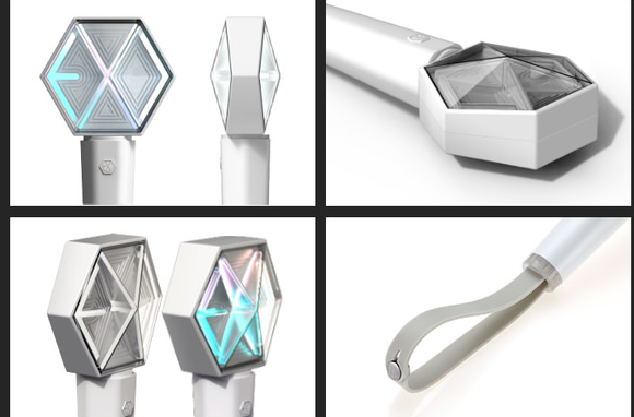 (Light Stick) EXO - OFFICIAL FANLIGHT VER.3.0 تسليم فوري.....ثلاثه تبقى.... محبي اكسو نقدم لكم لايت سيتك احدث اصدار الثالث سارعوا بالحجز الكميه محدوده سعر عند شراء مع منتجات اخرى
