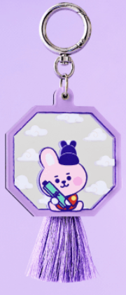 (ONE) BT21 MIRROR KEYRING K-EDITION ver.2
