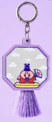 (ONE) BT21 MIRROR KEYRING K-EDITION ver.2