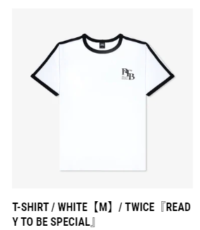 (ONE) T-SHIRT / S】/ TWICE『READY TO BE SPECIAL』
