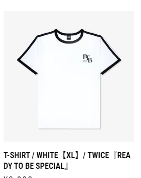 (ONE) T-SHIRT / S】/ TWICE『READY TO BE SPECIAL』