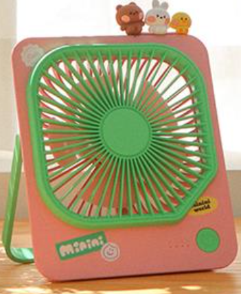 (ONE) Line Friends - Minini Table Fan (Blue/Pink)