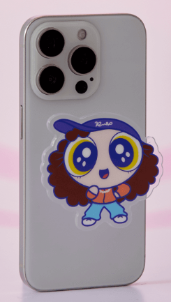 حامل جوال نوع ثاني | (ONE) NewJeans THE POWERPUFF GIRLS X NJ PHONE GRIP