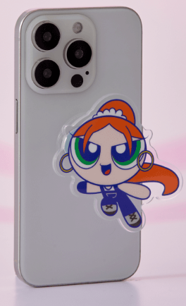 حامل جوال نوع ثاني | (ONE) NewJeans THE POWERPUFF GIRLS X NJ PHONE GRIP
