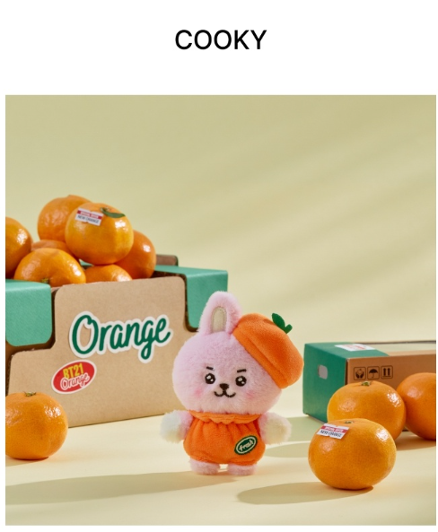(ONE) BT21 - Baby Plush Orange Party