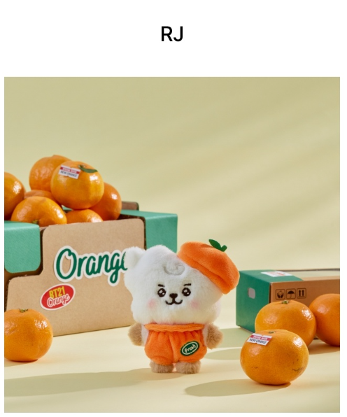 (ONE) BT21 - Baby Plush Orange Party
