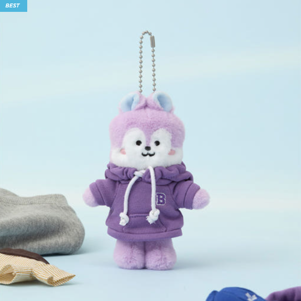 (ONE)"BT21 Petit Closet Doll Keyring"