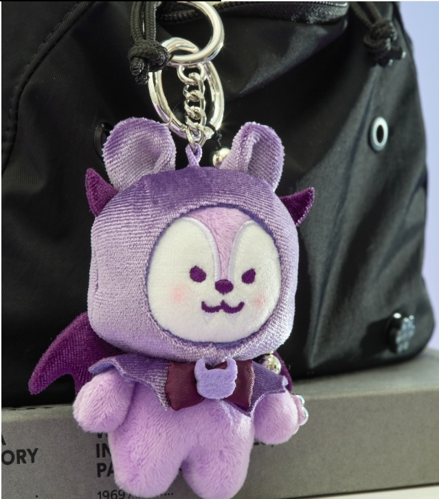 (ONE) BT21 Villain Plush Keyring Angel & Villain