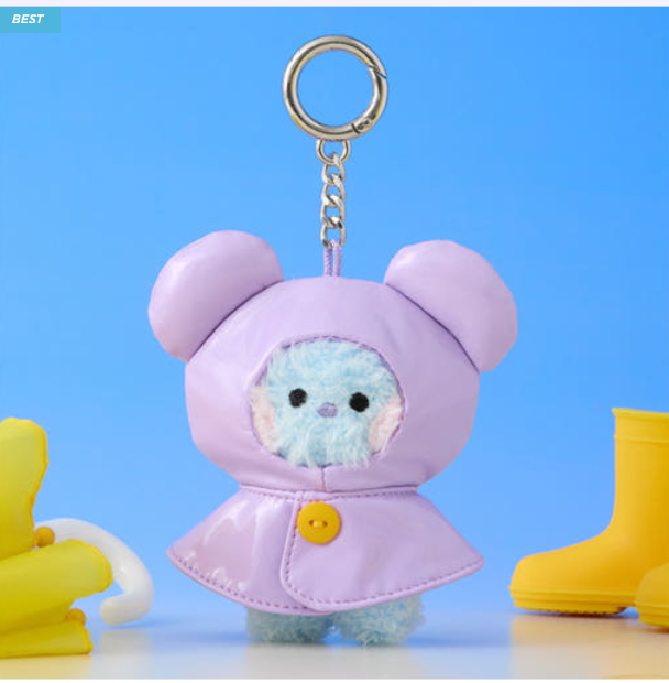 (ONE) BT21 Mini Mininy Rainyday Doll Keychain