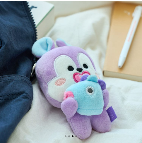(ONE) BT21 MANG BASIC Small Doll Keychain - Masked Man