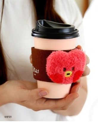 (SET) BT21 minini cup holder - Ku