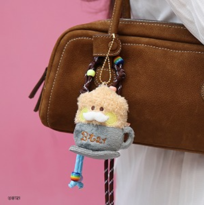 (SET) BT21 minini doll keychain