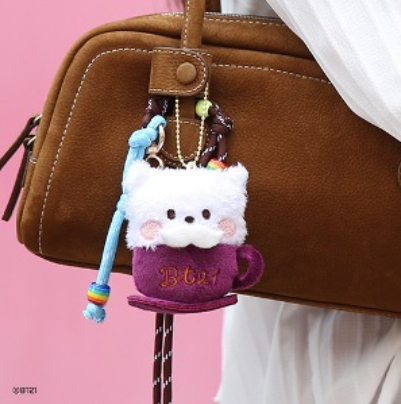 (SET) BT21 minini doll keychain