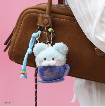 (SET) BT21 minini doll keychain