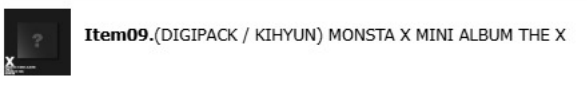 (SET) MONSTA X MINI ALBUM THE X (DIGIPACK SET)