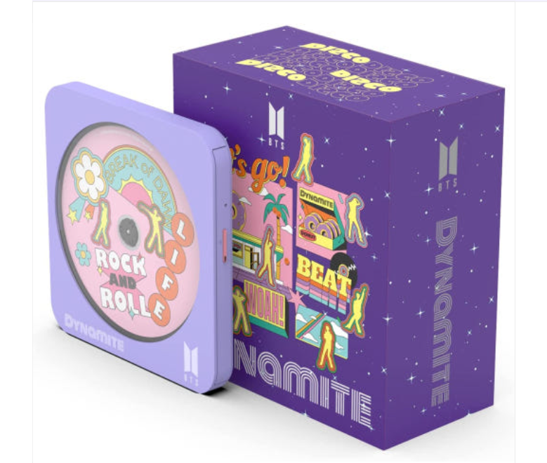 CD/DVD player pink or purple Weight 1.2 kg | (ONE) BTS Dynamite Multi OS DVD Writer - Purple ( GPM2MV10 )