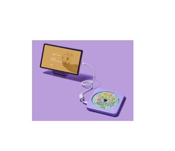 CD/DVD player pink or purple Weight 1.2 kg | (ONE) BTS Dynamite Multi OS DVD Writer - Purple ( GPM2MV10 )