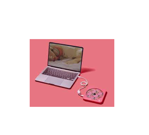 CD/DVD player pink or purple Weight 1.2 kg | (ONE) BTS Dynamite Multi OS DVD Writer - Pink ( GPM2MK10 )