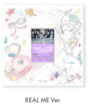 (ONE) Eyelet Album SUPER REAL ME Mini 1st Purple ILLIT Magnetic Magnetic