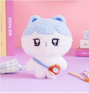 (ONE) KAKAO FRIENDS - Bean balm cross bag men's posele doll_Bean