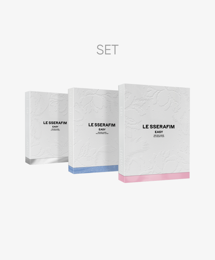 (SET) LE SSERAFIM - 3rd Mini Album 'EASY' (Set)