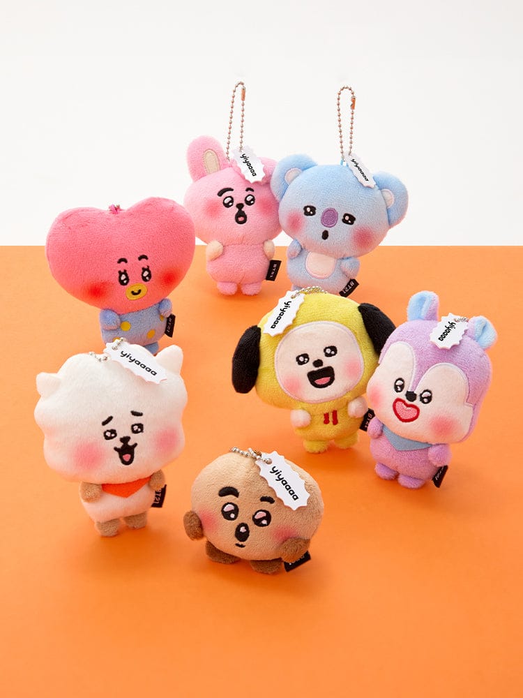 (One)* BT21 - Heartbeat Plush Keyring (Today's Face) | ميدالية مفاتيح محشوة بي تي 21 - نبض القلب (وجه اليوم)