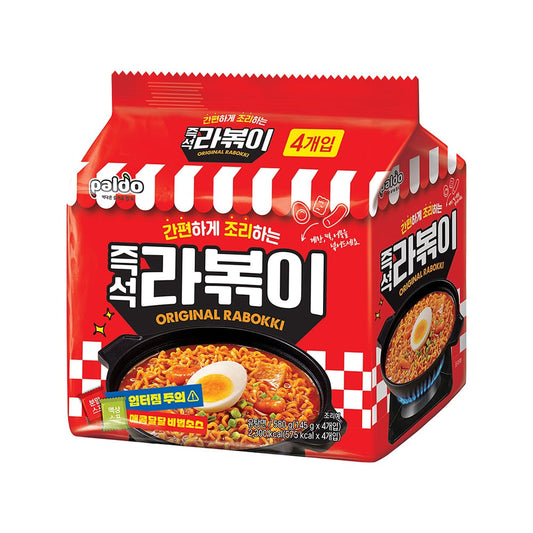 (ONE) Paldo - Instant Rabokki 145g x 4 packs