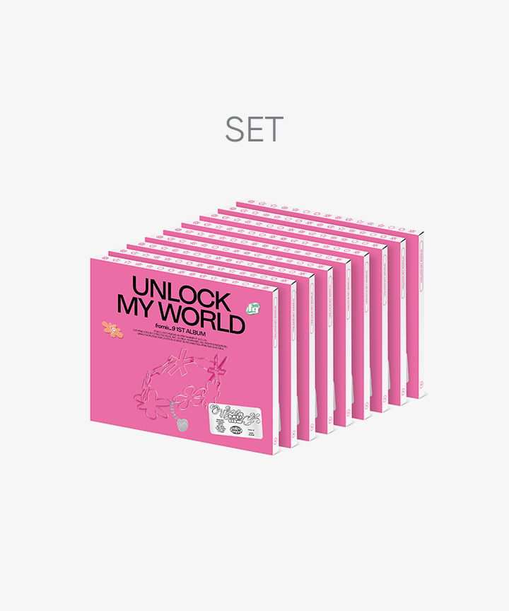 (SET) fromis_9 - 1st Album ‘Unlock My World’ (Compact ver.) Set