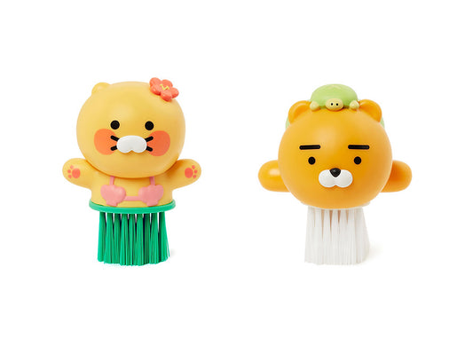 (ONE) KAKAO FRIENDS - Melon Bread Turtle Cleaning Brush_Ryan