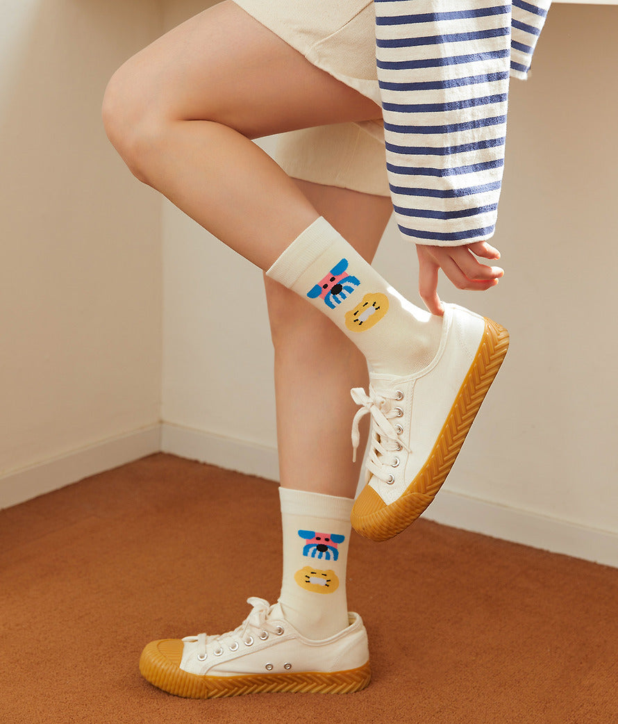 (ONE) KAKAO FRIENDS - Kim Da-ye X Kakao Friends Socks (Pink)_Chunshik