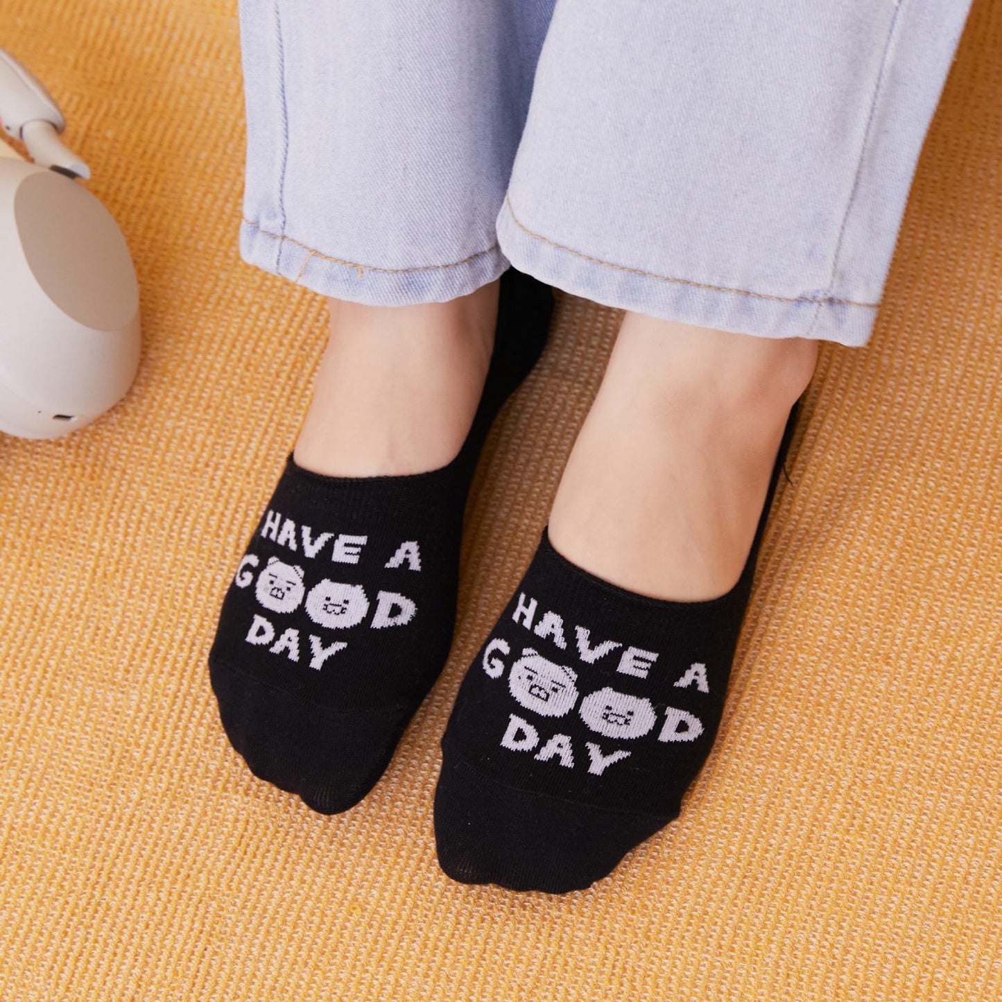 (ONE) KAKAO FRIENDS Daily Short Socks Lucky_Chunshik