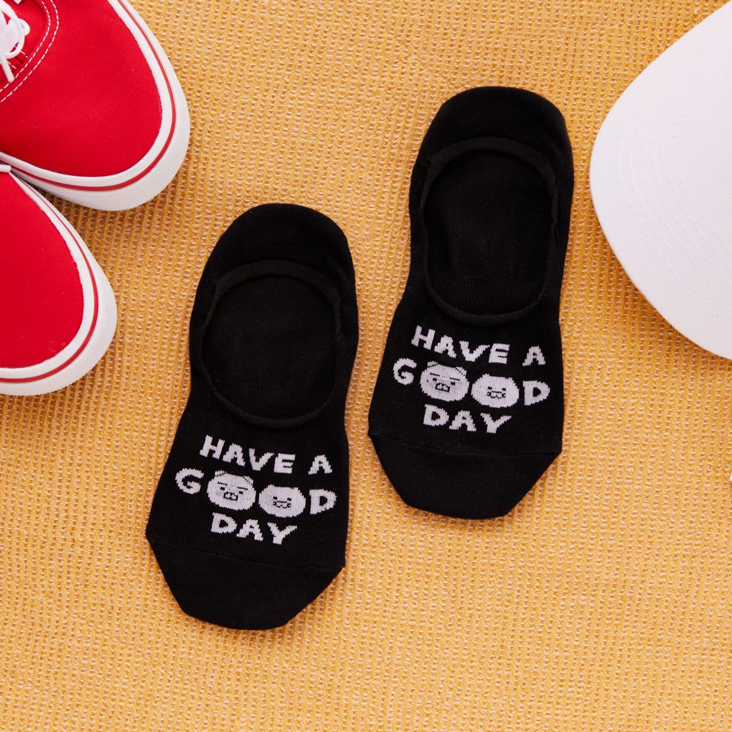 (ONE) KAKAO FRIENDS Daily Short Socks Lucky_Chunshik