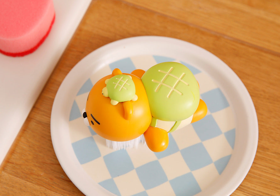 (ONE) KAKAO FRIENDS Melon Bread Turtle Cleaning Brush_Ryan