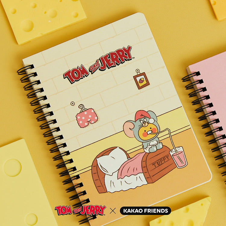 سيت اشتري اثنين | (SET) Tom and Jerry X Kakao Friends - Notebook (Ivory) Ryan & Chunsik