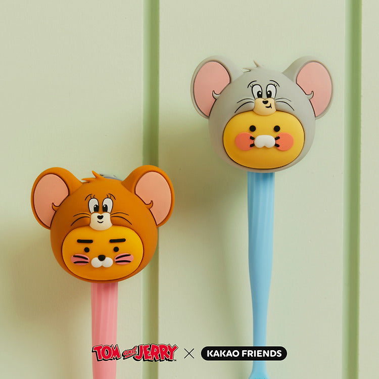 (SET) Tom and Jerry X Kakao Friends - Toothbrush Holder Cover 2 types