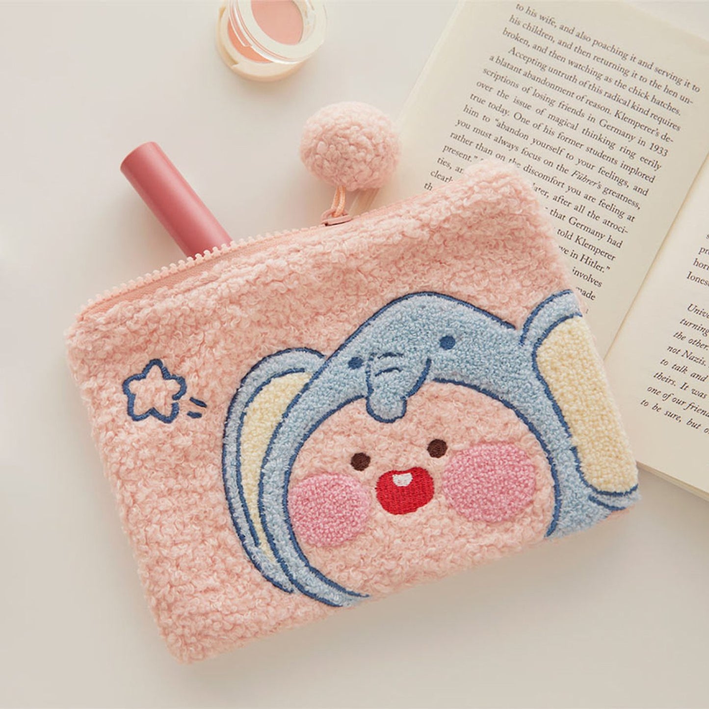 (ONE) KAKAO FRIENDS - Bookle Pouch_Elephant Apeach