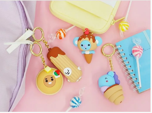 (ONE) BT21 Line Friends BT21 KOYA Sweet Things Figure Keyring