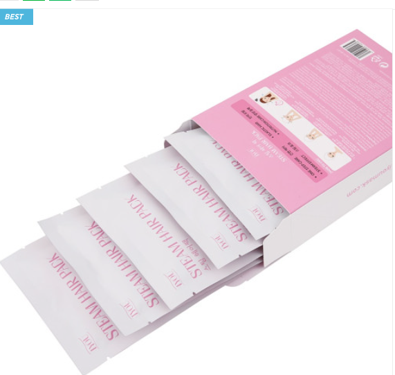 سيت عدد 6 ماسك الشعر كيراتين وفيتامين لاعاده رونقه وحيويته ويعزز فروه الراس| (SET) IU - Steam Hair Pack 30ml x 5+1 Extremely Damaged Hair Steam care hair mask pack for damaged hair