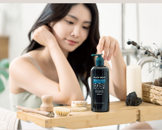 واحد - شامبو تحسين تساقط الشعر بالفاصوليا السوداء (سعة كبيرة) 520 مل ، | (ONE) Nature Republic Black Bean Hair Loss Improvement Shampoo (large capacity) 520ml, choose 1