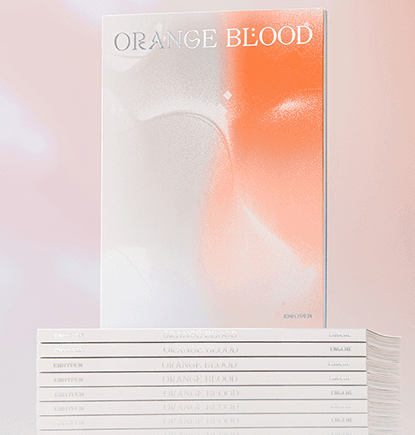 سيت تسع الالبومات |(SET) ENHYPEN - ORANGE BLOOD (ENGENE ver.)