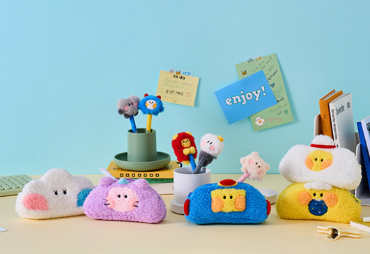 (ONE) TRUZ - Line Friends Minini New Semester Doll Pencil Case