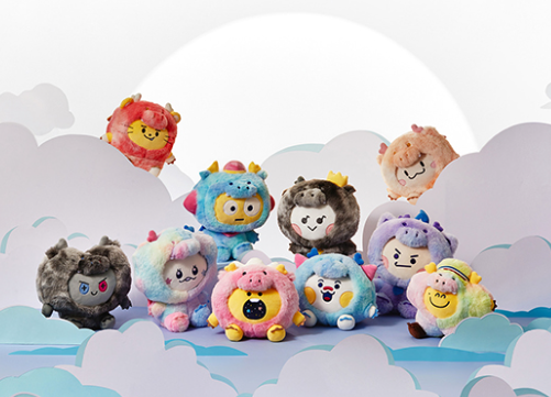(ONE) TRUZ - Line Friends PODONG New Year Dragon Medium Size Sitting Doll