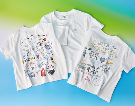 موديل الثاني قياس سمول|(ONE) TRUZ - Line Friends TRUZ Artist Hyungline Short Sleeve T-Shirt (S)