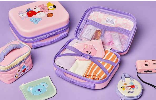(ONE) BT21 - Line Friends2023 F/W Travel ACC Mini Hard Carrier