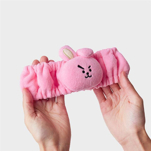 (ONE) BT21 - Line Friends New Basic Face Wash Hair Band